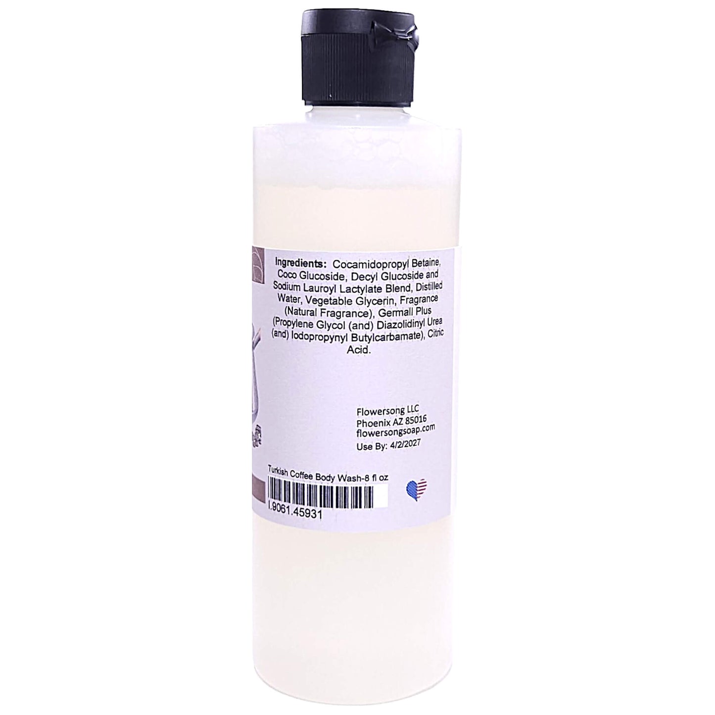Turkish Coffee Body Wash (8 Ounce) - Natural Fragrance