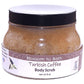 Buy Blossom to Bath Turkish Coffee Body Scrub from Flowersong Soap Studio.   Large Crystal Turbinado Sugar Scrub with Bold Spiced Scented Emollient Oils - Exfoliate and Moisturize in One Step .  A bold, sweet coffee scent enriched with brown sugar and cardamom spice.