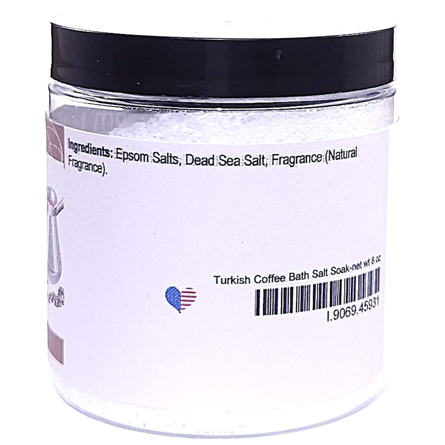 Turkish Coffee Bath Salt Soak (8 ounce) - Natural Fragrance