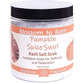 Buy Blossom to Bath Pumpkin Spice Swirl Bath Salt Soak from Flowersong Soap Studio.   Pure Epsom Salts for a Versatile and Luxurious Sweet Cinnamon Pumpkin Scented Soaking Experience .  An indulgent blend of spiced pumpkin, clove, and maple buttercream. Warm, syrupy, and sweet like the gooey center of a cinnamon roll—without being pie-like.