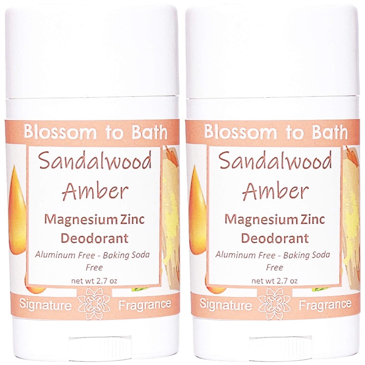 Buy Blossom to Bath Sandalwood Amber Magnesium Zinc Deodorant from Flowersong Soap Studio.   Natural Deodorant Protection with a Long Lasting Sandalwood Scent Made from Pure Botanicals and Butters .  An irresistible combination of warm sandalwood and spice.