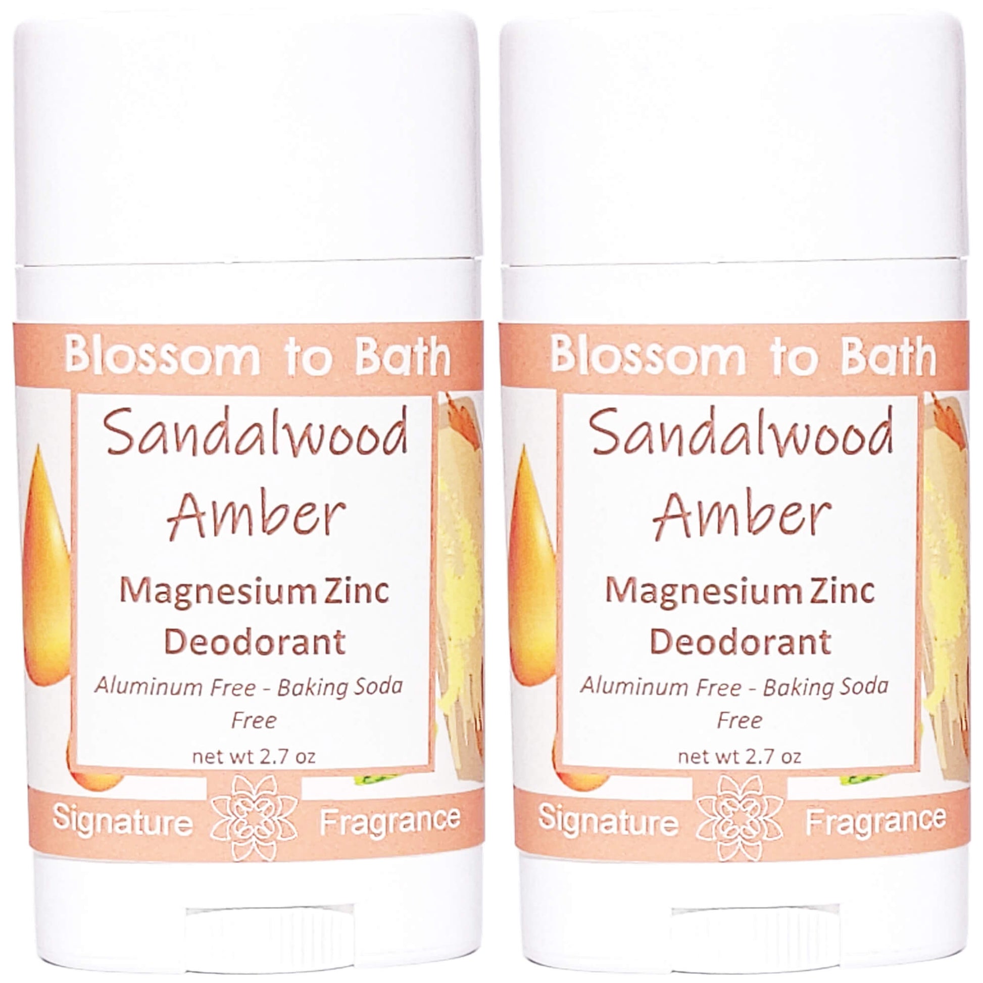 Buy Blossom to Bath Sandalwood Amber Magnesium Zinc Deodorant from Flowersong Soap Studio.   Natural Deodorant Protection with a Long Lasting Sandalwood Scent Made from Pure Botanicals and Butters .  An irresistible combination of warm sandalwood and spice.
