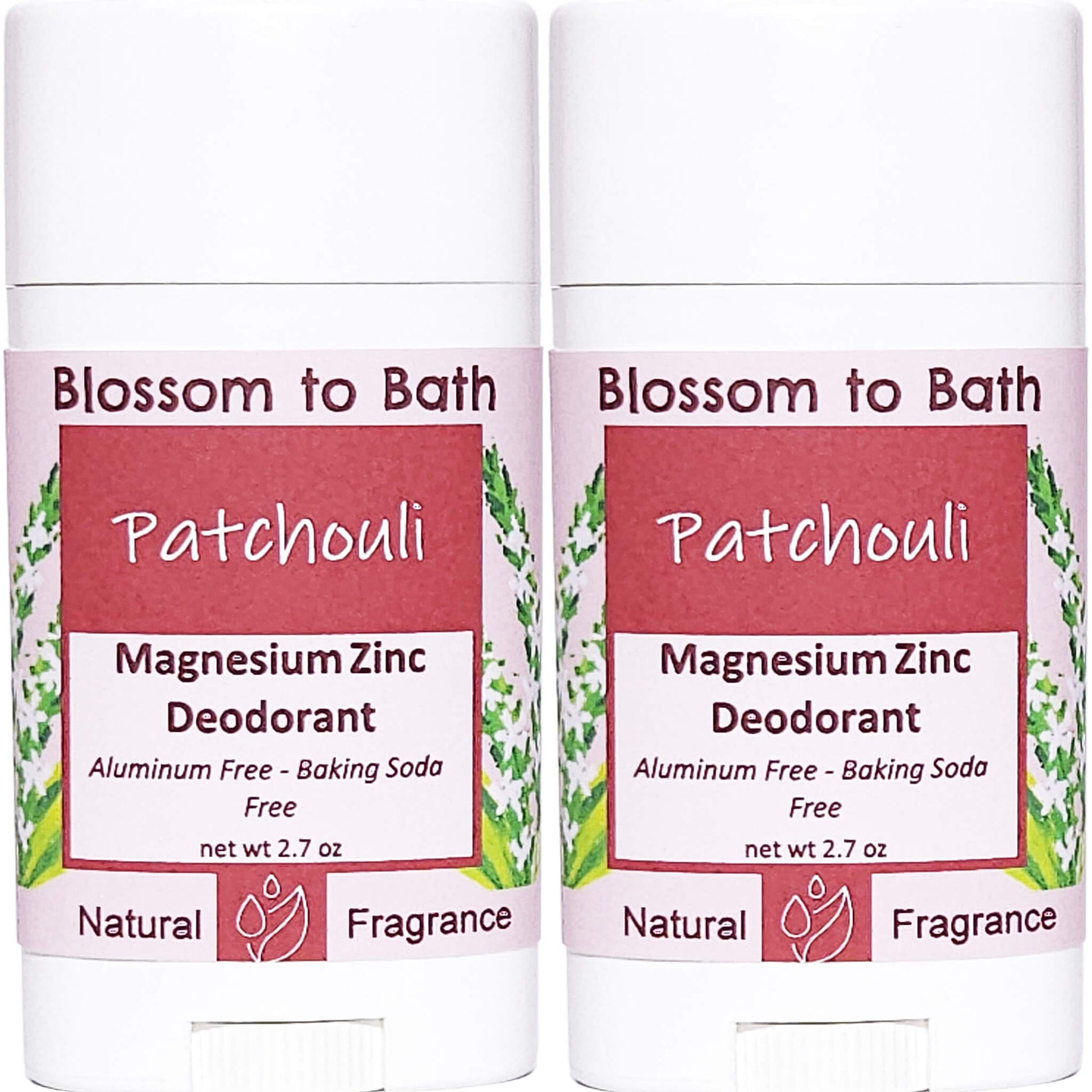 Buy Blossom to Bath Patchouli Magnesium Zinc Deodorant from Flowersong Soap Studio.   Natural Deodorant Protection with a Long Lasting Patchouli Scent Made from Pure Botanicals and Butters .  The pure earthy, woody, spicy scent of straight Patchouli.