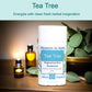 Tea Tree Magnesium Zinc Deodorant (2 Pack) - Pure Essential Oil Fragrance