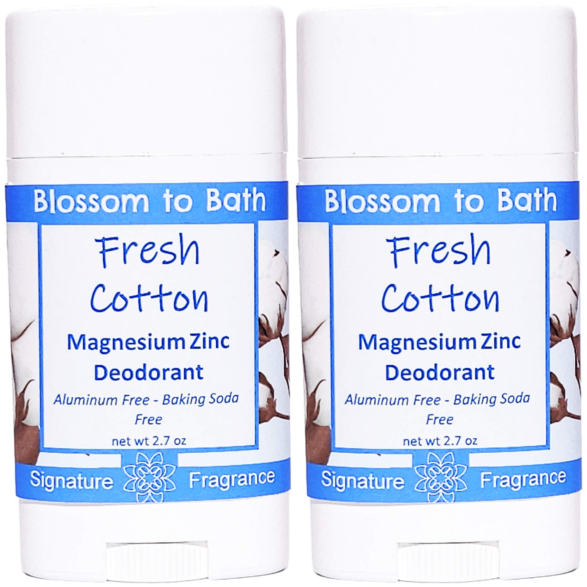 Buy Blossom to Bath Fresh Cotton Magnesium Zinc Deodorant from Flowersong Soap Studio.   Natural Deodorant Protection with a Long Lasting Fresh Cotton Scent Made from Pure Botanicals and Butters .  Smells like clean sheets drying in a breeze of spring blossoms.