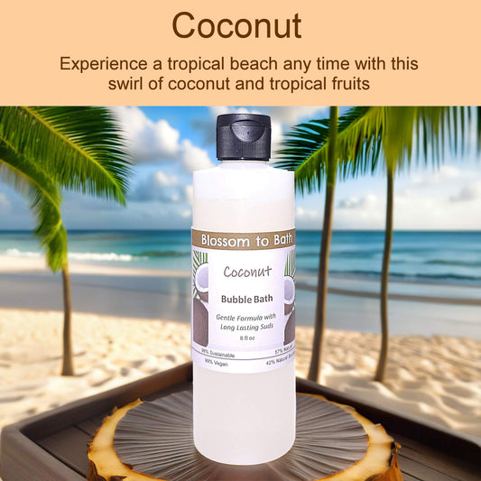 Coconut Bubble Bath (8 ounce) - Phthalate Free Fragrance