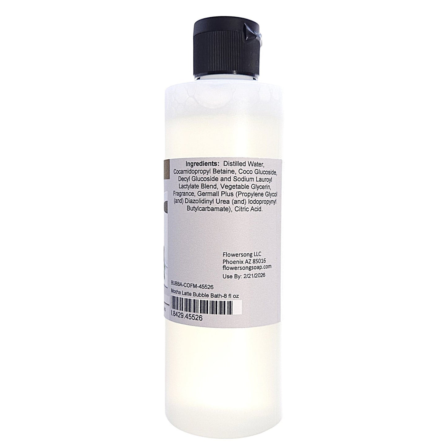 Mocha Latte Bubble Bath (8 ounce) - Phthalate Free Fragrance