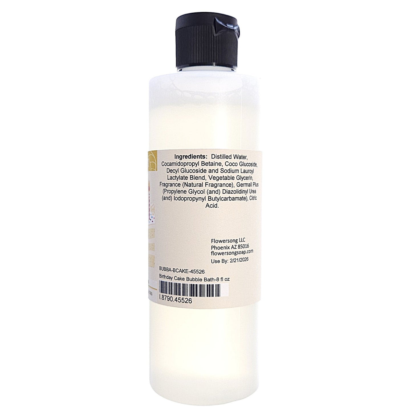 Birthday Cake Bubble Bath (8 ounce) - Natural Fragrance