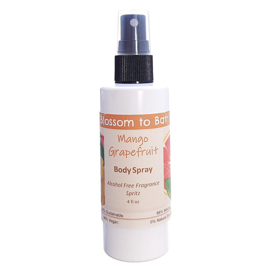 Mango Grapefruit Body Spray (4 Ounce) - Natural Fragrance