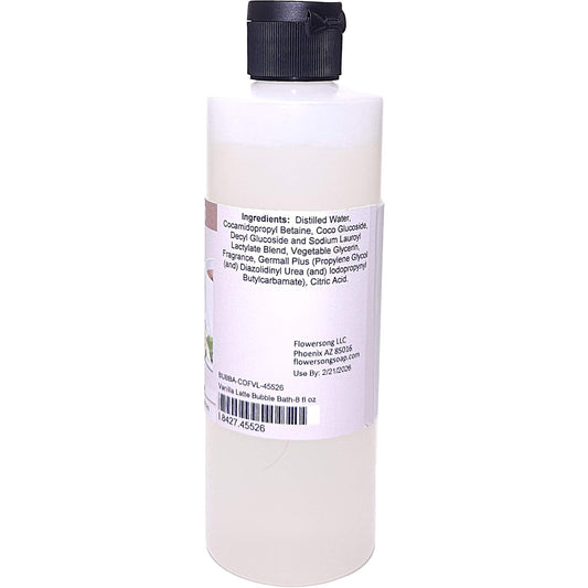 Vanilla Latte Bubble Bath (8 ounce) - Phthalate Free Fragrance