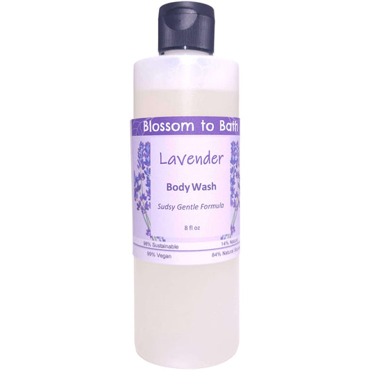 Lavender Body Wash (8 Ounce) - Pure Essential Oil Fragrance