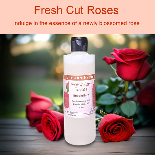 Fresh Cut Roses Bubble Bath (8 ounce) - Phthalate Free Fragrance