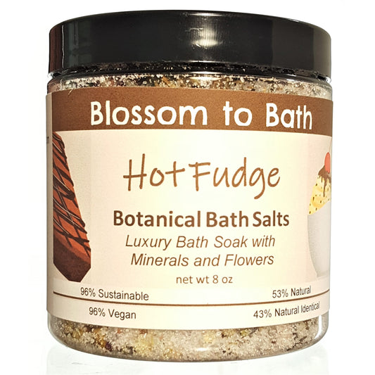 Hot Fudge Botanical Bath Salts (8 ounce) - Phthalate Free Fragrance