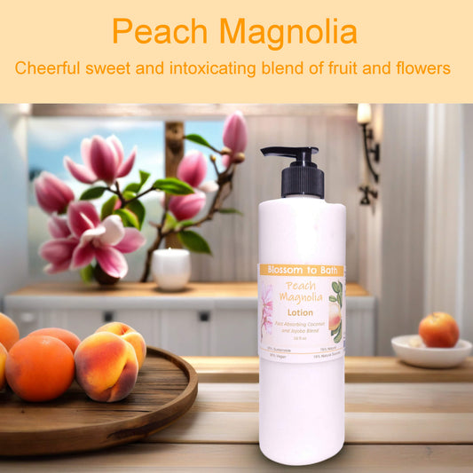 Peach Magnolia Lotion (16 ounce) - Phthalate Free Fragrance