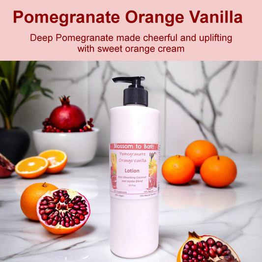 Pomegranate Orange Vanilla Lotion (16 ounce) - Natural Fragrance