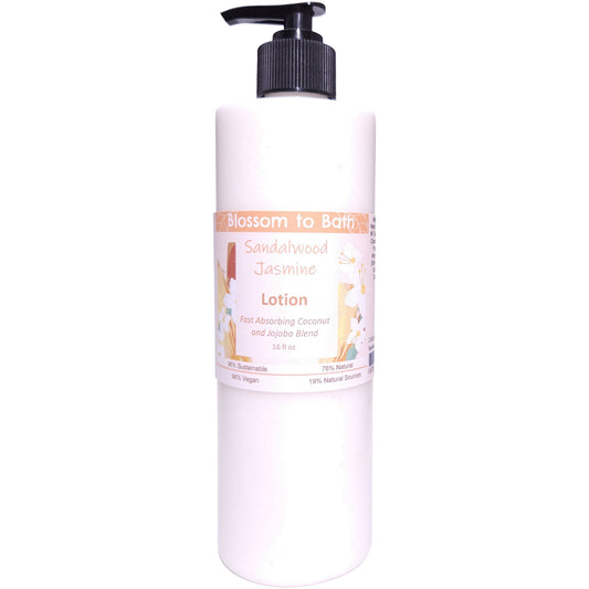 Sandalwood Jasmine Lotion (16 ounce) - Natural Fragrance