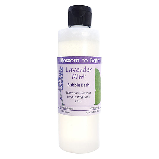 Lavender Mint Bubble Bath (8 ounce) - Pure Essential Oil Fragrance