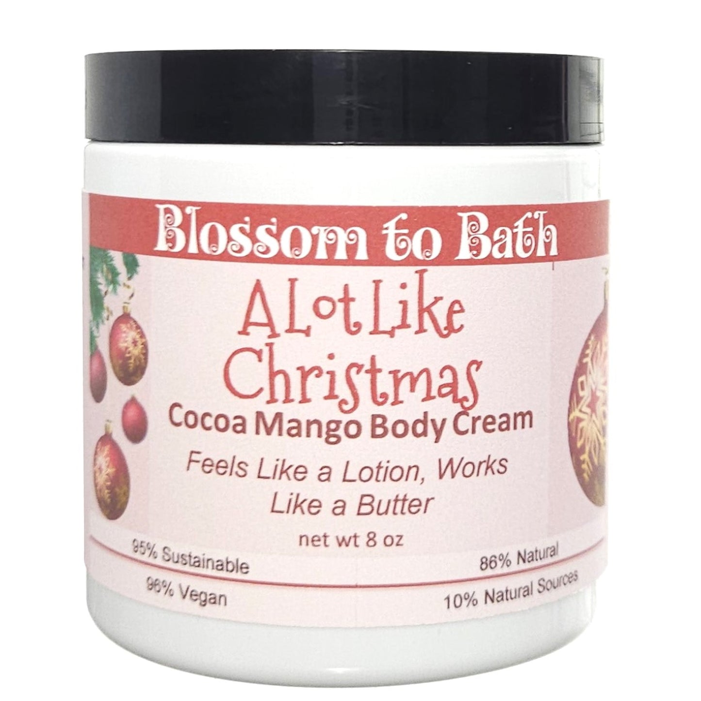 A Lot Like Christmas Cocoa Mango Body Cream (8 Ounce) - Phthalate Free Fragrance