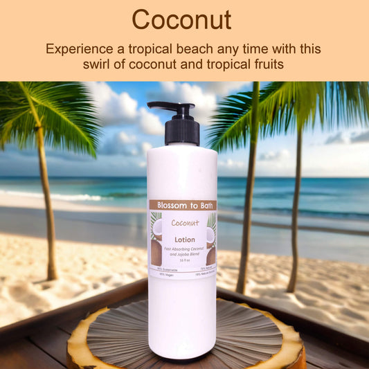 Coconut Lotion (16 ounce) - Phthalate Free Fragrance