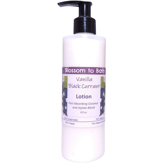 Vanilla Black Currant Lotion (8 Ounce) - Natural Fragrance