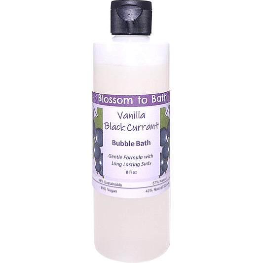 Vanilla Black Currant Bubble Bath (8 ounce) - Natural Fragrance