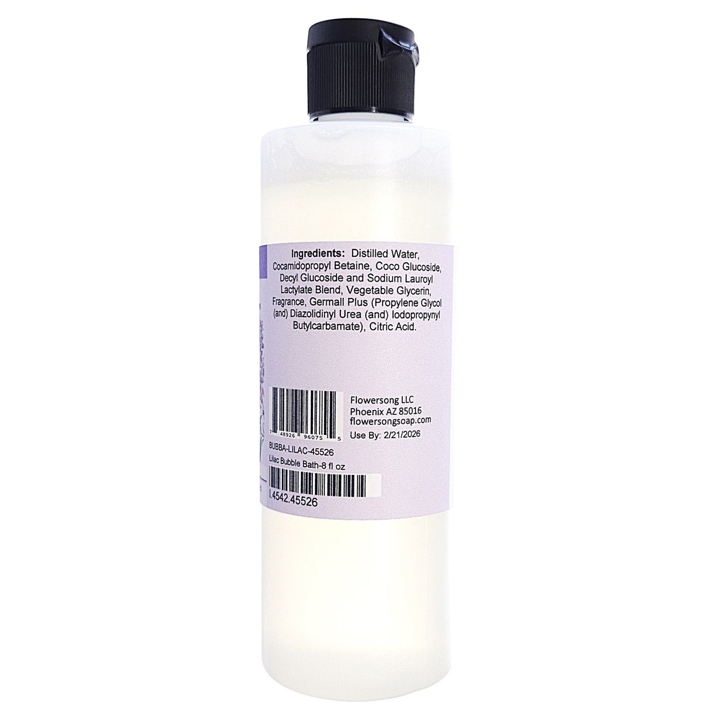 Lilac Bubble Bath (8 ounce) - Phthalate Free Fragrance