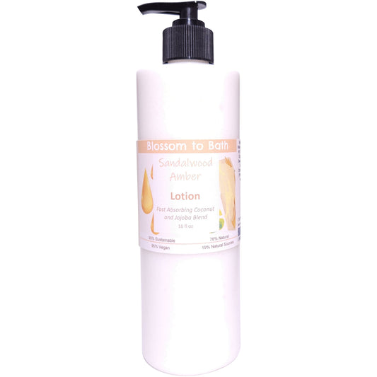 Sandalwood Amber Lotion (16 ounce) - Phthalate Free Fragrance