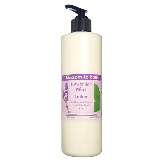 Lavender Mint Lotion (16 ounce) - Pure Essential Oil Fragrance