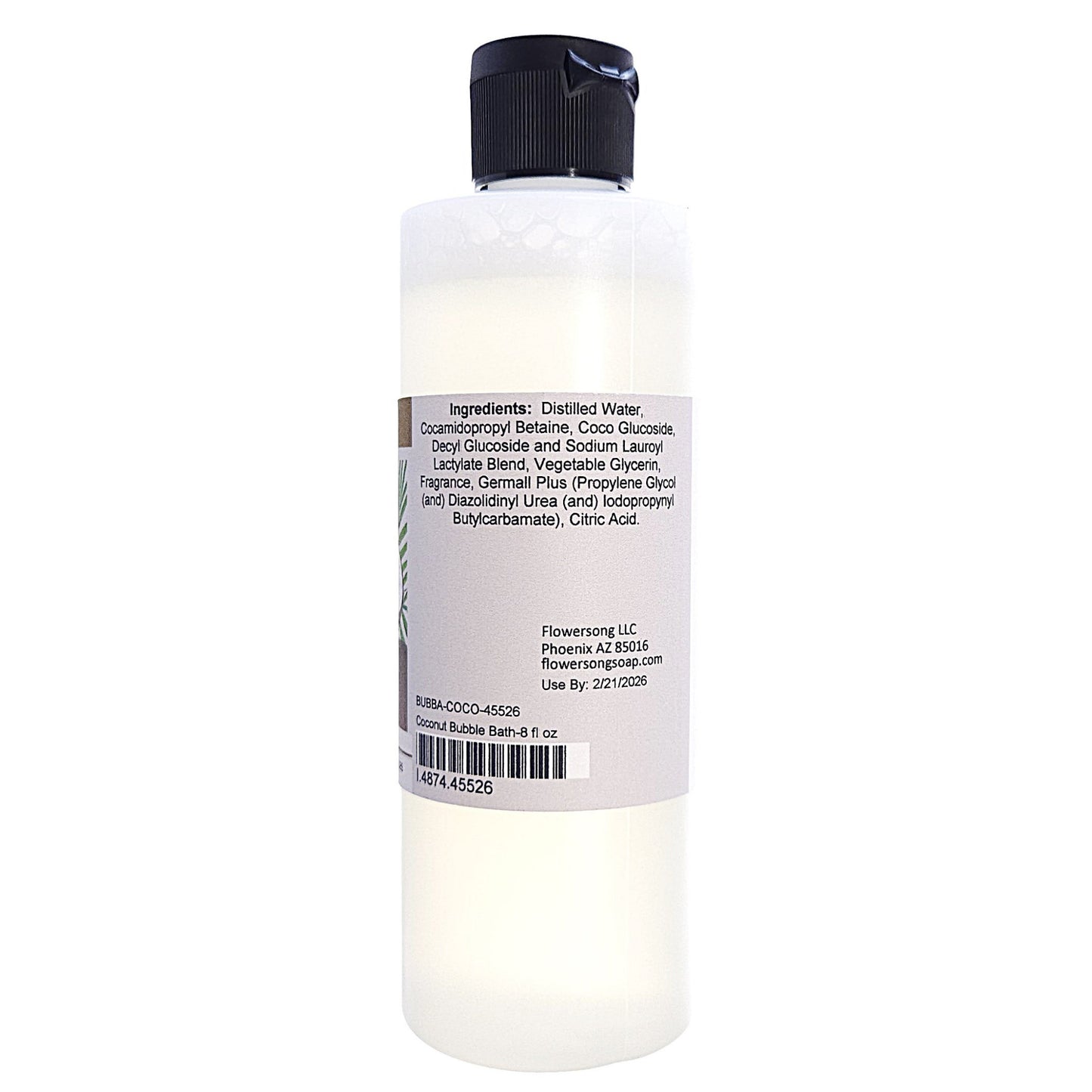 Coconut Bubble Bath (8 ounce) - Phthalate Free Fragrance