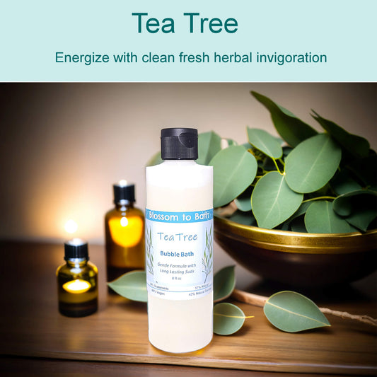 Tea Tree Bubble Bath (8 ounce) - Pure Essential Oil Fragrance