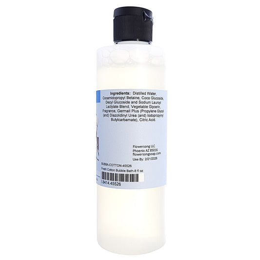 Fresh Cotton Bubble Bath (8 ounce) - Phthalate Free Fragrance