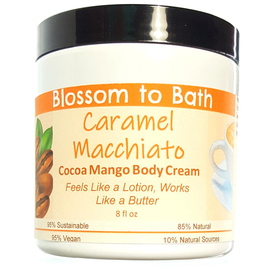 Caramel Macchiato Cocoa Mango Body Cream (8 Ounce) - Phthalate Free Fragrance