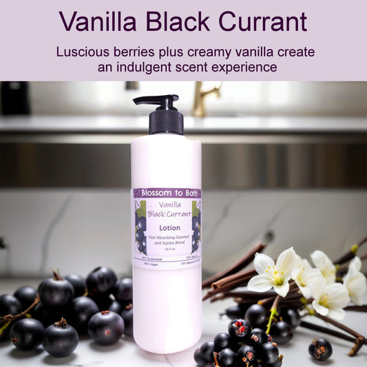 Vanilla Black Currant Lotion (16 ounce) - Natural Fragrance