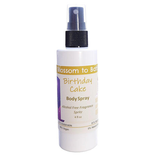 Birthday Cake Body Spray (4 Ounce) - Natural Fragrance