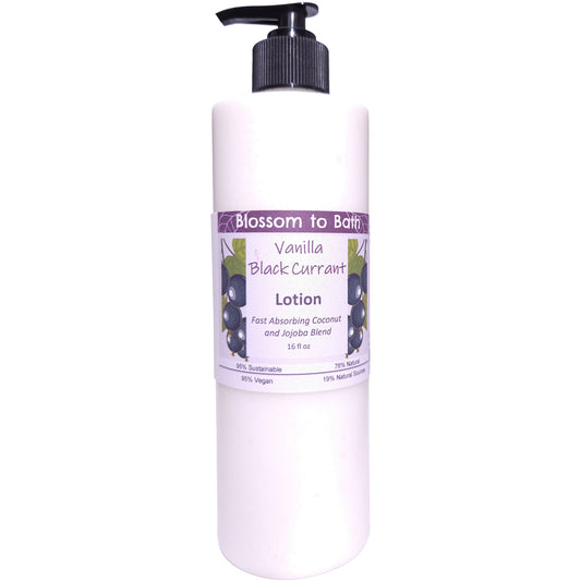 Vanilla Black Currant Lotion (16 ounce) - Natural Fragrance