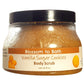 Buy Blossom to Bath Vanilla Sugar Cookies Body Scrub from Flowersong Soap Studio.  Large crystal turbinado sugar plus  rich oils conveniently exfoliate and moisturize in one step  Smells like sugar cookies in the oven.