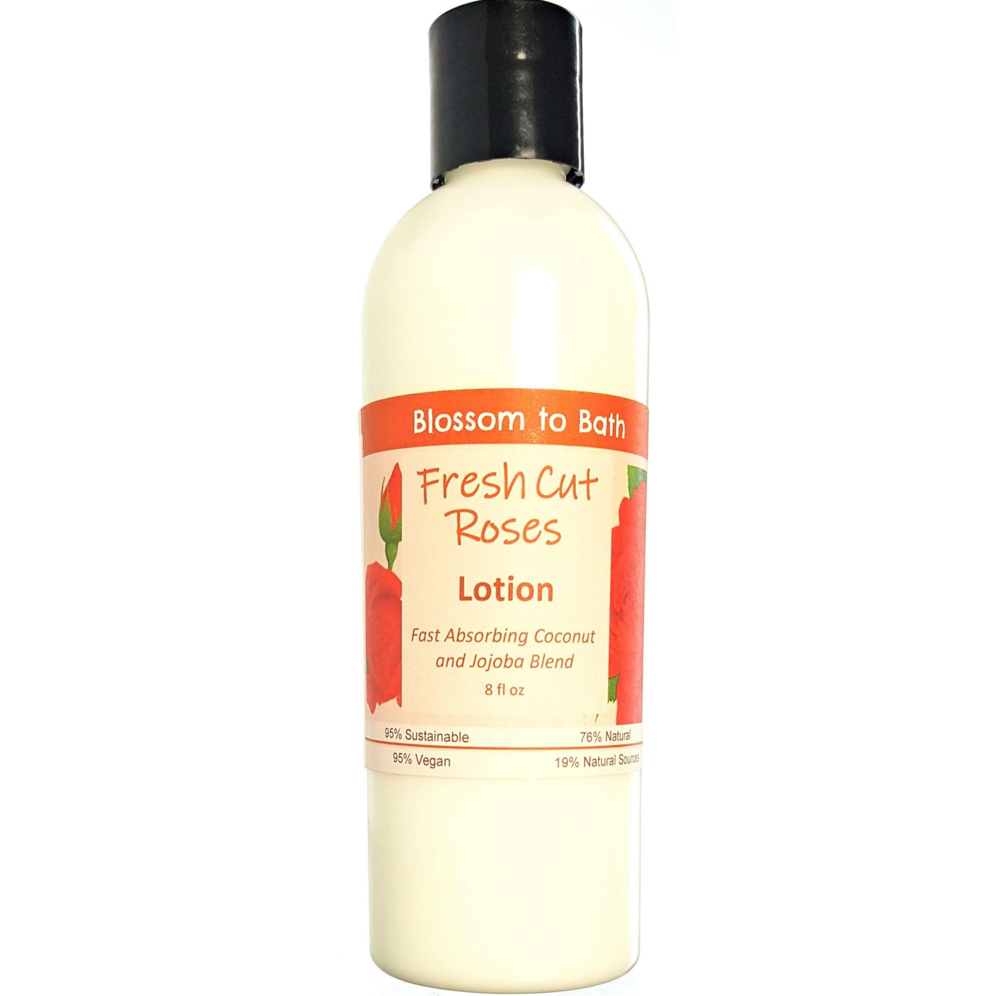 Buy Blossom to Bath Fresh Cut Roses Lotion from Flowersong Soap Studio.  Daily moisture  that soaks in quickly made with organic oils and butters that soften and smooth the skin  A true rose fragrance, the scent captures the splendor of a newly blossomed rose.