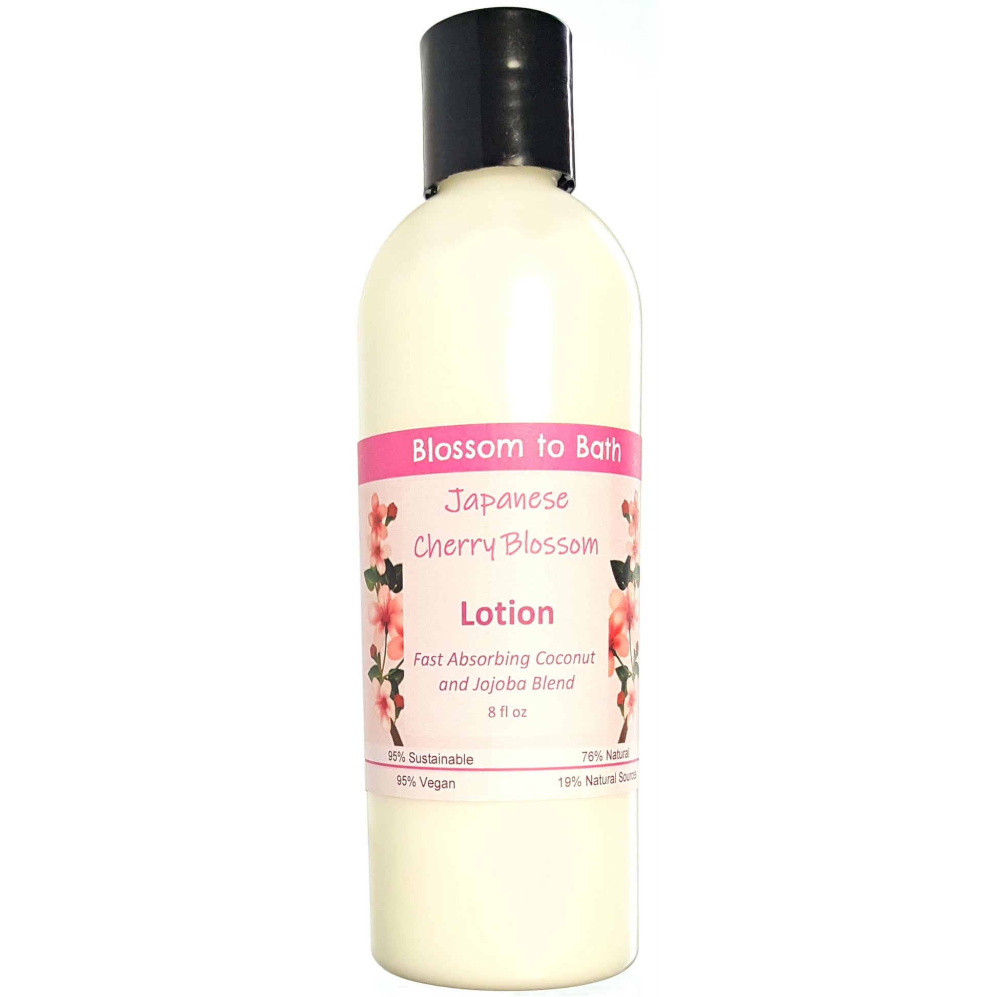 Buy Blossom to Bath Japanese Cherry Blossom Lotion from Flowersong Soap Studio.  Daily moisture  that soaks in quickly made with organic oils and butters that soften and smooth the skin  A sophisticated and rich cherry blossom fragrance that is oriental and sensual.