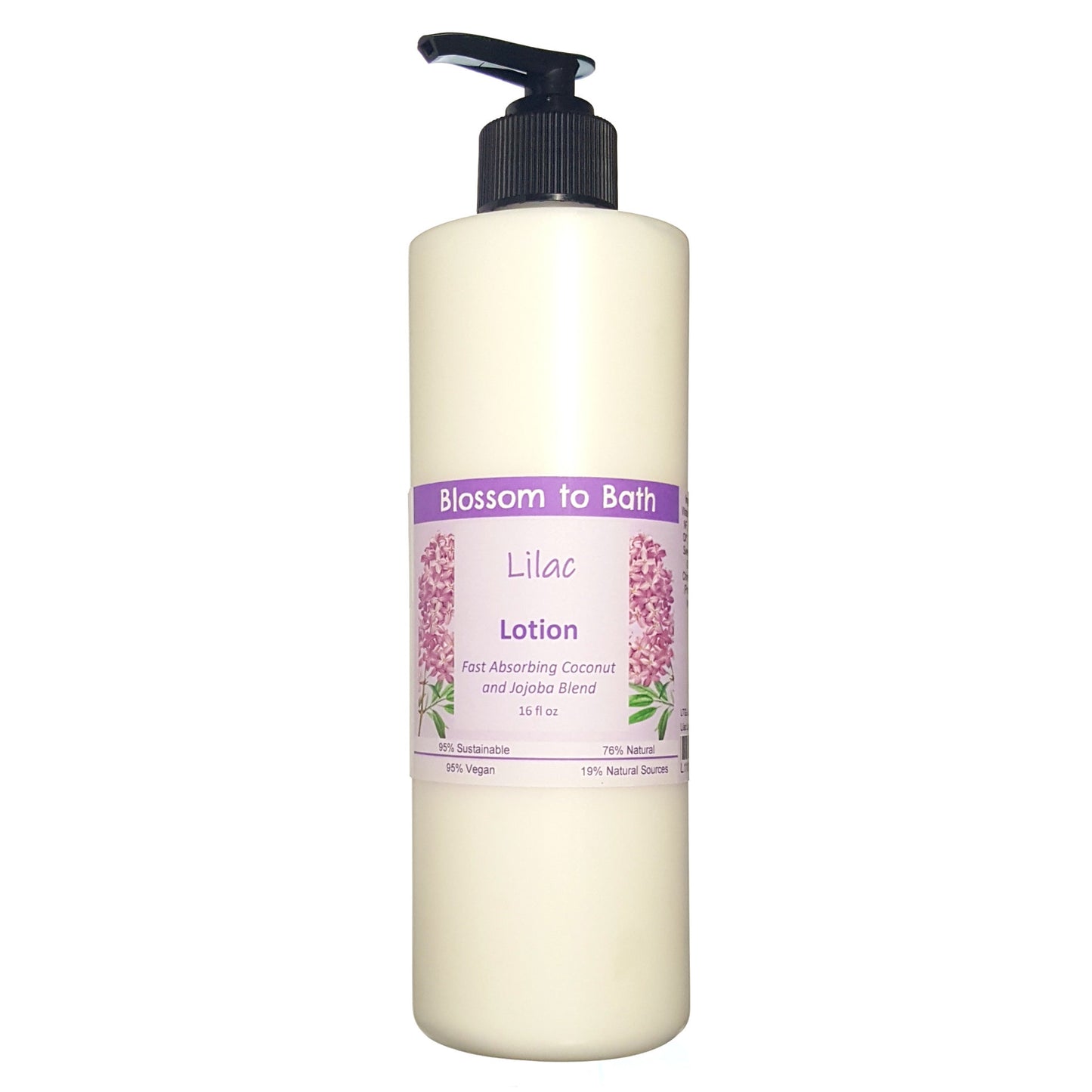 Buy Blossom to Bath Lilac Lotion from Flowersong Soap Studio.  Daily moisture luxury that soaks in quickly made with organic oils and butters that soften and smooth the skin  The scent of a freshly blooming lilac bush, the embodiment of spring flowers.