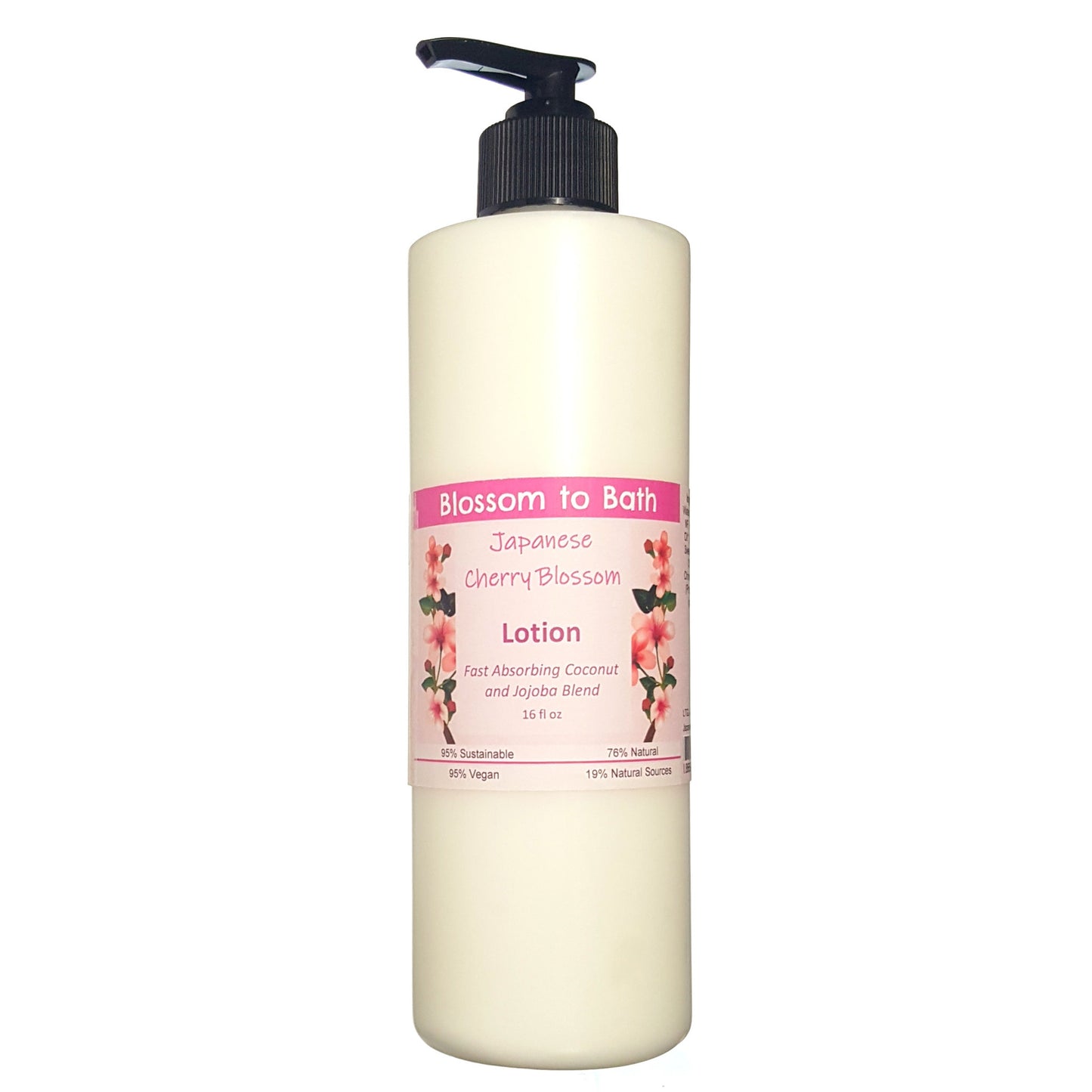 Buy Blossom to Bath Japanese Cherry Blossom Lotion from Flowersong Soap Studio.  Daily moisture luxury that soaks in quickly made with organic oils and butters that soften and smooth the skin  A sophisticated and rich cherry blossom fragrance that is oriental and sensual.
